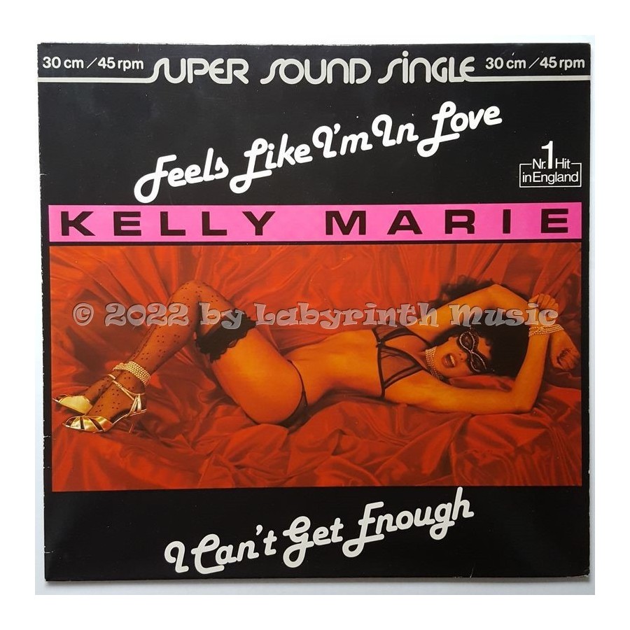 Kelly Marie - Feels Like I'm In Love • 12" Vinyl Maxi • EX - Labyrinth Music