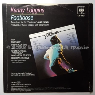 Kenny Loggins - Footloose • 12" Vinyl Maxi • EX - Labyrinth Music