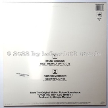 Kenny Loggins - Meet Me Half Way • 12" Vinyl Maxi • MINT - Labyrinth Music