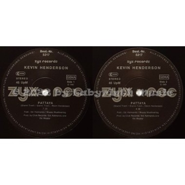 Kevin Henderson - Pattaya • 12" Vinyl Maxi • EX - Labyrinth Music