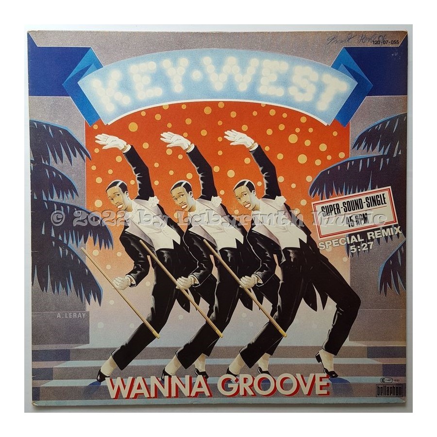 Key West - Wanna Groove • 12" Vinyl Maxi • EX - Labyrinth Music