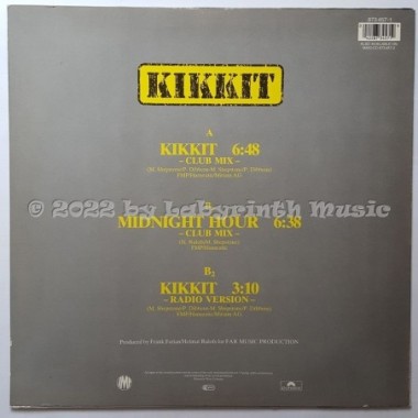 Kikkit - Midnight Hour • 12" Vinyl Maxi • EX - Labyrinth Music
