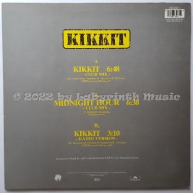 Kikkit - Midnight Hour • 12" Vinyl Maxi - Labyrinth Music