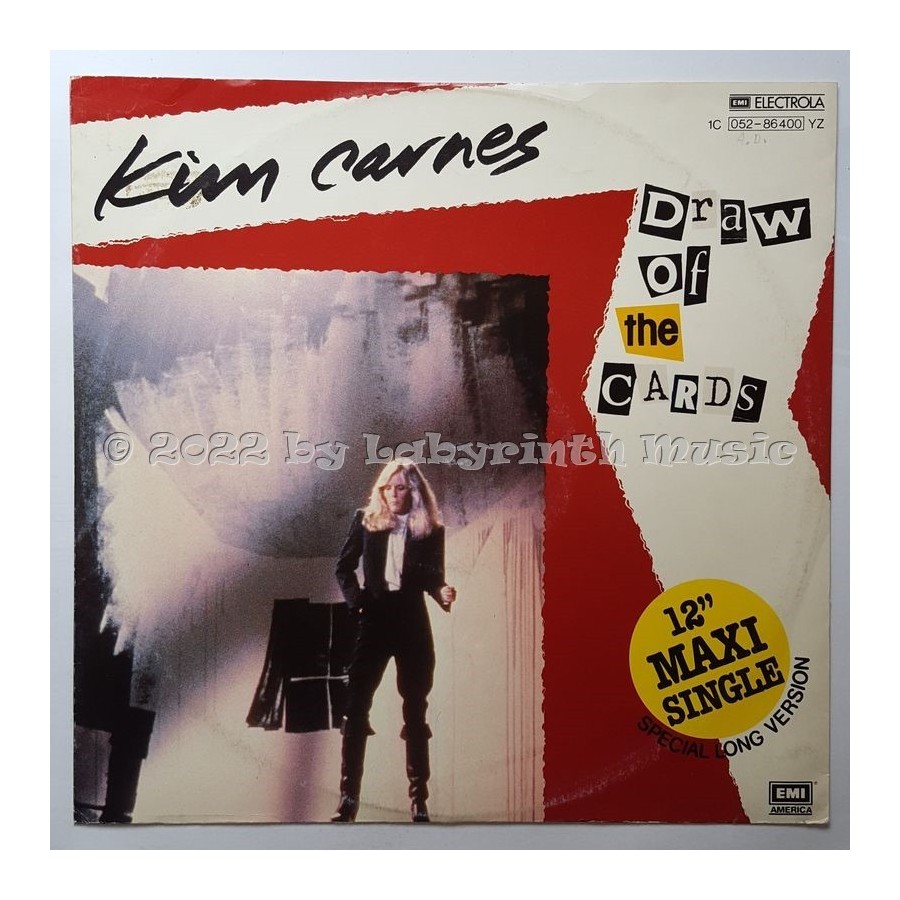Kim Carnes - Draw Of The Cards • 12" Vinyl Maxi • EX - Labyrinth Music