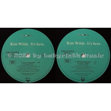 Kim Wilde - It's Here • 12" Vinyl Maxi • EX - Labyrinth Music