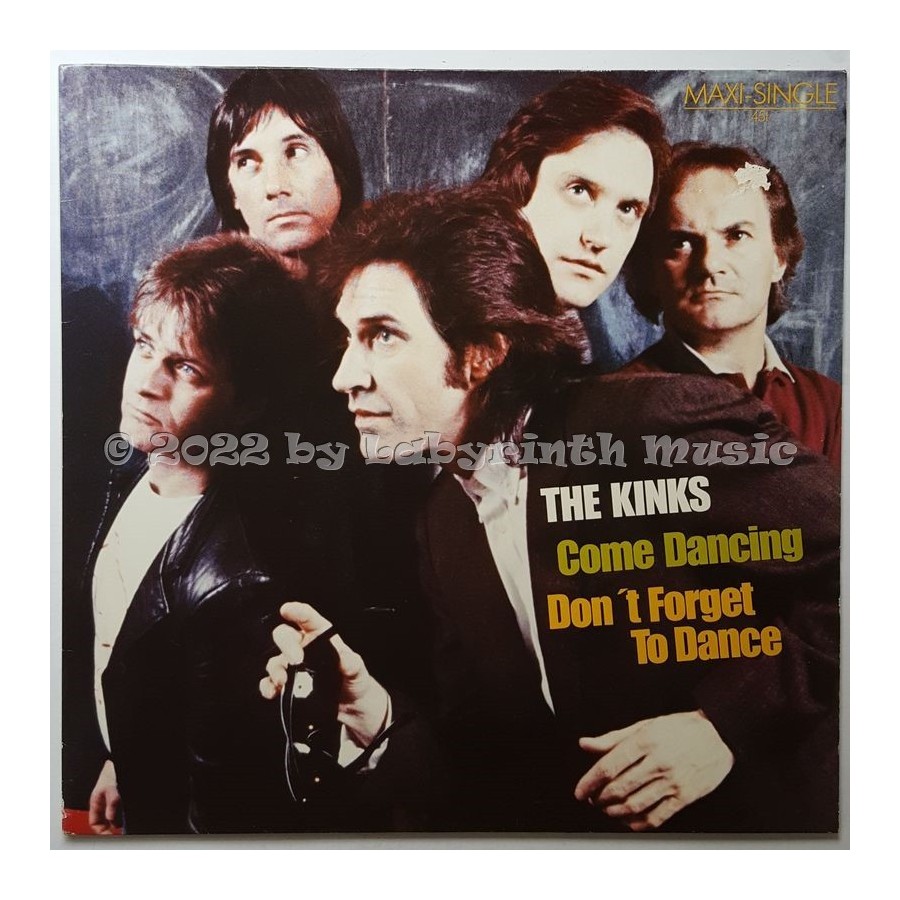 The Kinks - Come Dancing • 12" Vinyl Maxi - Labyrinth Music