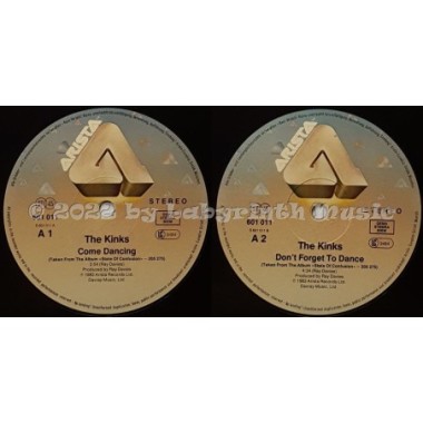 The Kinks - Come Dancing • 12" Vinyl Maxi - Labyrinth Music