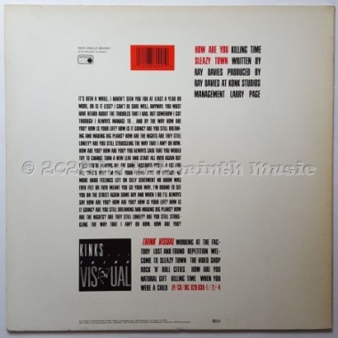 The Kinks - How Are You • 12" Vinyl Maxi • EX - Labyrinth Music