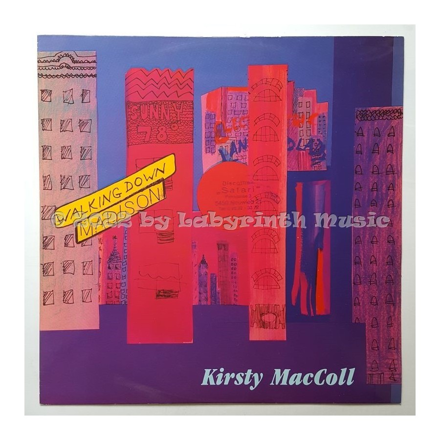 Kirsty MacColl - Walking Down Madison • 12" Vinyl Maxi • NM - Labyrinth Music