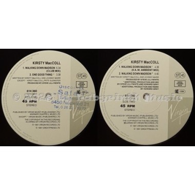 Kirsty MacColl - Walking Down Madison • 12" Vinyl Maxi • NM - Labyrinth Music