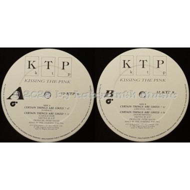 Kissing The Pink - Certain Things Are Likely • 12" Vinyl Maxi - Labyrinth Music