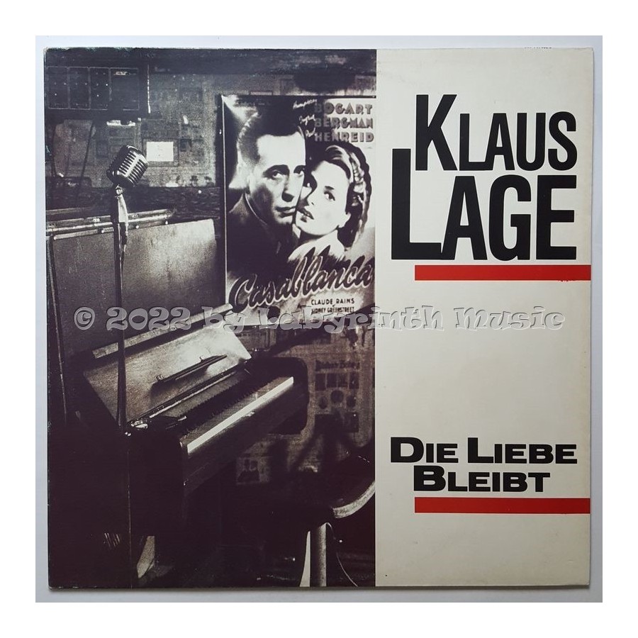Klaus Lage - Die Liebe Bleibt • 12" Vinyl Maxi • EX - Labyrinth Music