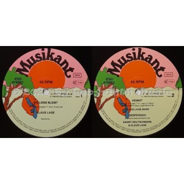 Klaus Lage - Die Liebe Bleibt • 12" Vinyl Maxi • EX - Labyrinth Music