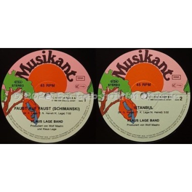 Klaus Lage Band - Faust Auf Faust • 12" Vinyl Maxi • EX - Labyrinth Music