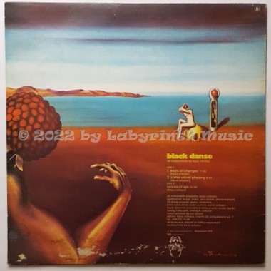 Klaus Schulze - Blackdance • 12" Vinyl LP • EX - Labyrinth Music