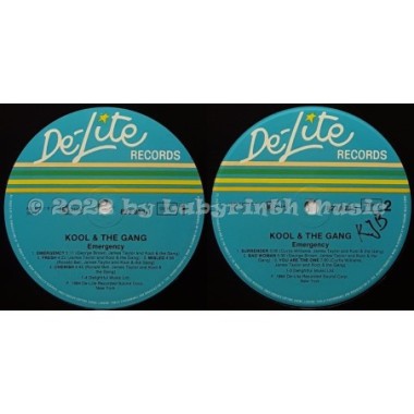 Kool & The Gang - Emergency • 12" Vinyl LP - Labyrinth Music