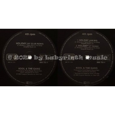 Kool & The Gang - Holiday • 12" Vinyl Maxi • MINT - Labyrinth Music