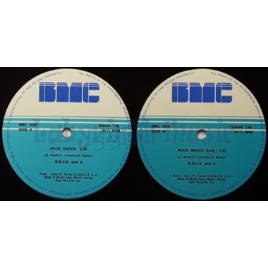 B.B.C.S. & A. - Rock Shock • 12" Vinyl Maxi - Labyrinth Music