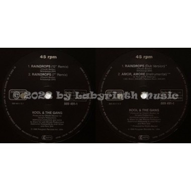 Kool & The Gang - Raindrops • 12" Vinyl Maxi • MINT - Labyrinth Music