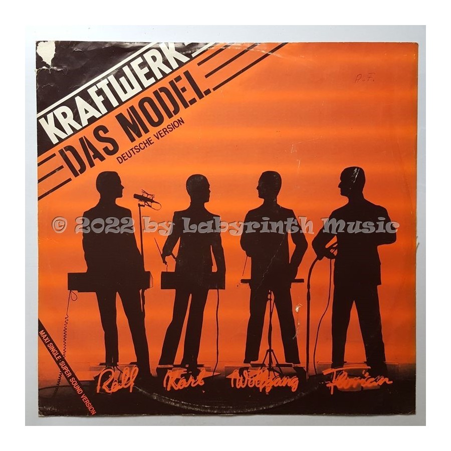 Kraftwerk - Das Model • 12" Vinyl Maxi - Labyrinth Music