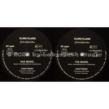 Kraftwerk - Das Model • 12" Vinyl Maxi - Labyrinth Music