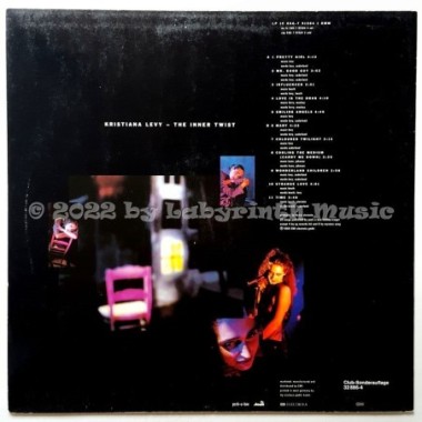 Kristiana Levy - The Inner Twist • 12" Vinyl LP • EX - Labyrinth Music