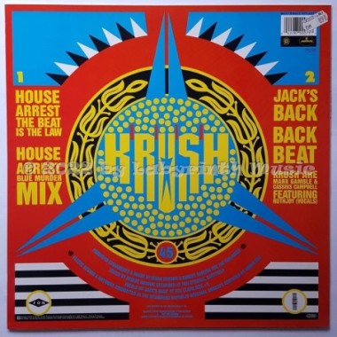 Krush - House Arrest • 12" Vinyl Maxi • MINT - Labyrinth Music