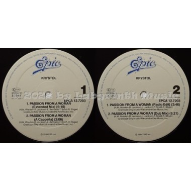 Krystol - Passion From A Woman • 12" Vinyl Maxi • EX - Labyrinth Music