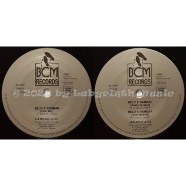 L.A.N.D.R.O. & Co. - Belo E Sambar • 12" Vinyl Maxi • MINT - Labyrinth Music