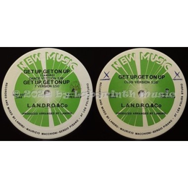 L.A.N.D.R.O. & Co. - Get Up, Get On Up • 12" Vinyl Maxi • EX - Labyrinth Music