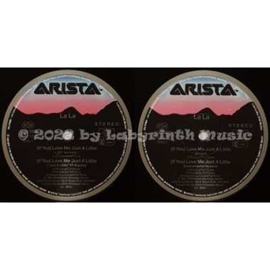La La - (If You) Love Me Just A Little • 12" Vinyl Maxi • MINT - Labyrinth Music