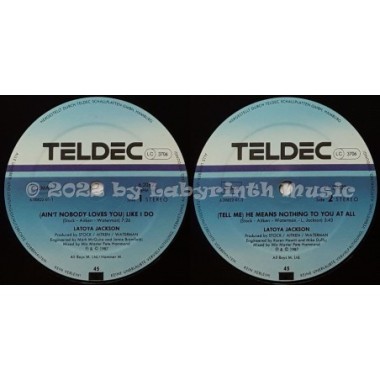 La Toya Jackson - (Ain't Nobody Loves You) Like I Do • 12" Vinyl Maxi - Labyrinth Music