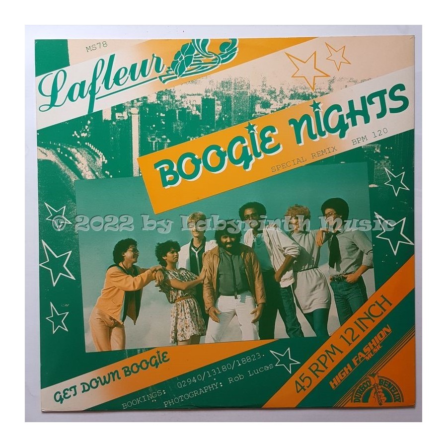 LaFleur - Boogie Nights • 12" Vinyl Maxi • MINT - Labyrinth Music