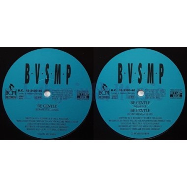 B.V.S.M.P. - Be Gentle • 12" Vinyl Maxi • EX - Labyrinth Music