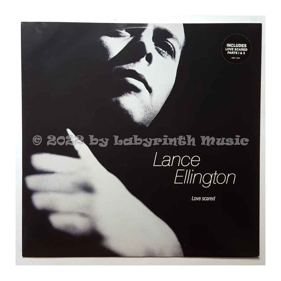 Lance Ellington - Love Scared • 12" Vinyl Maxi • MINT - Labyrinth Music