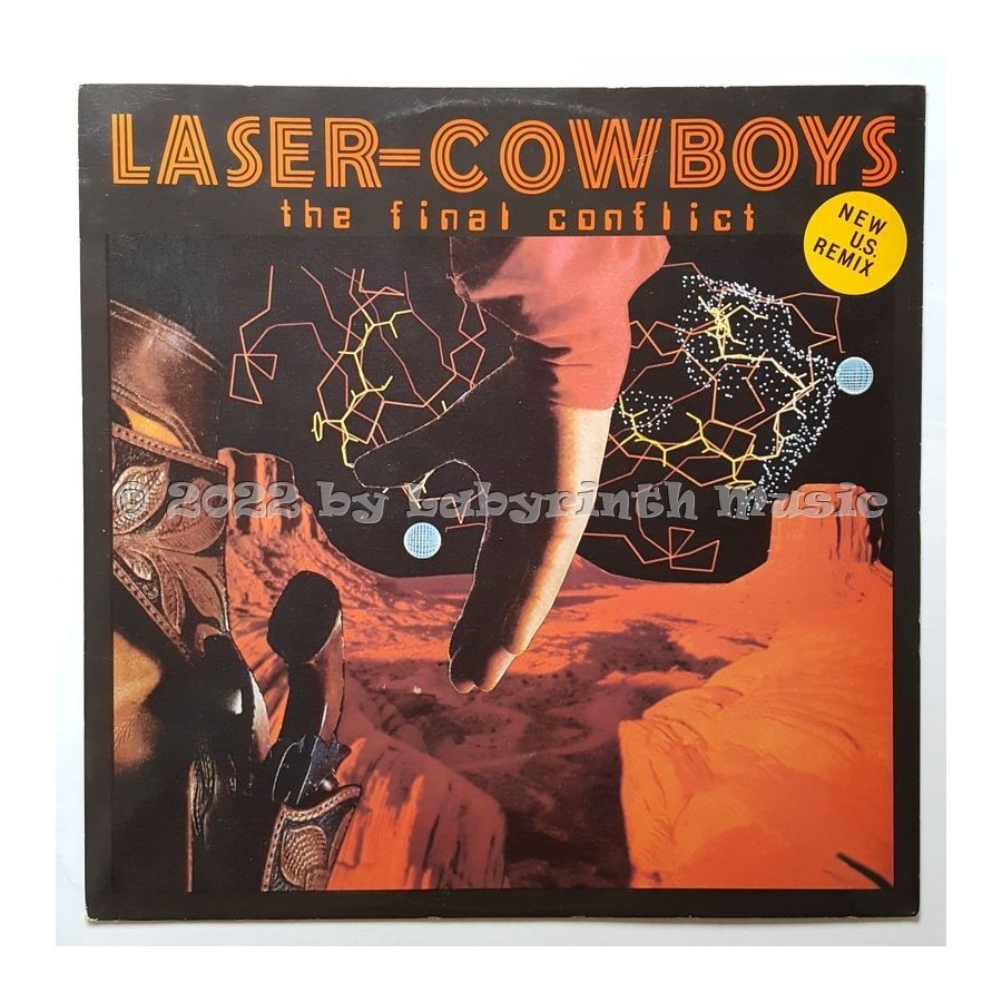 Laser Cowboys - The Final Conflict • 12" Vinyl Maxi • EX - Labyrinth Music