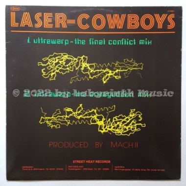Laser Cowboys - The Final Conflict • 12" Vinyl Maxi • EX - Labyrinth Music