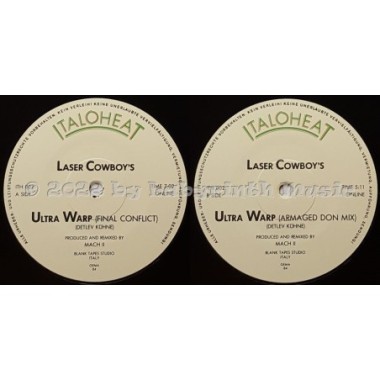 Laser Cowboys - The Final Conflict • 12" Vinyl Maxi • EX - Labyrinth Music