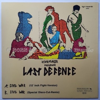 Last Defence - Civil War • 12" Vinyl Maxi • EX - Labyrinth Music