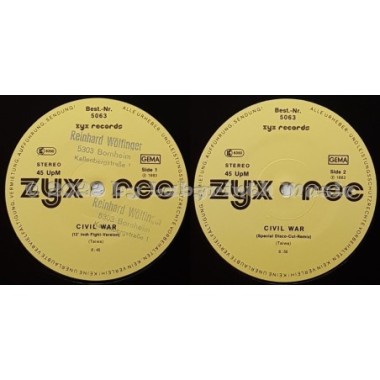 Last Defence - Civil War • 12" Vinyl Maxi • EX - Labyrinth Music