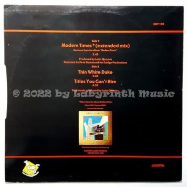 Latin Quarter - Modern Times • 12" Vinyl Maxi - Labyrinth Music