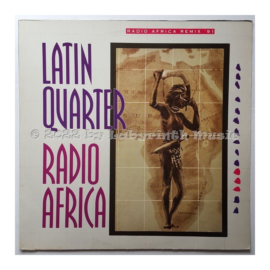 Latin Quarter - Radio Africa • Remix '91 • 12" Vinyl Maxi - Labyrinth Music