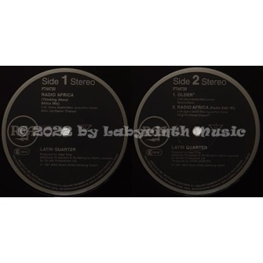 Latin Quarter - Radio Africa • Remix '91 • 12" Vinyl Maxi - Labyrinth Music
