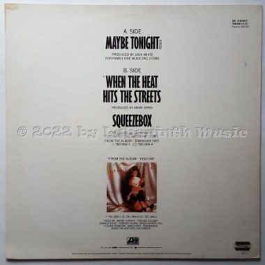 Laura Branigan - Maybe Tonight • 12" Vinyl Maxi - Labyrinth Music