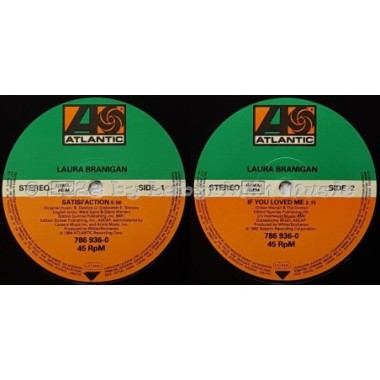 Laura Branigan - Satisfaction • 12" Vinyl Maxi - Labyrinth Music