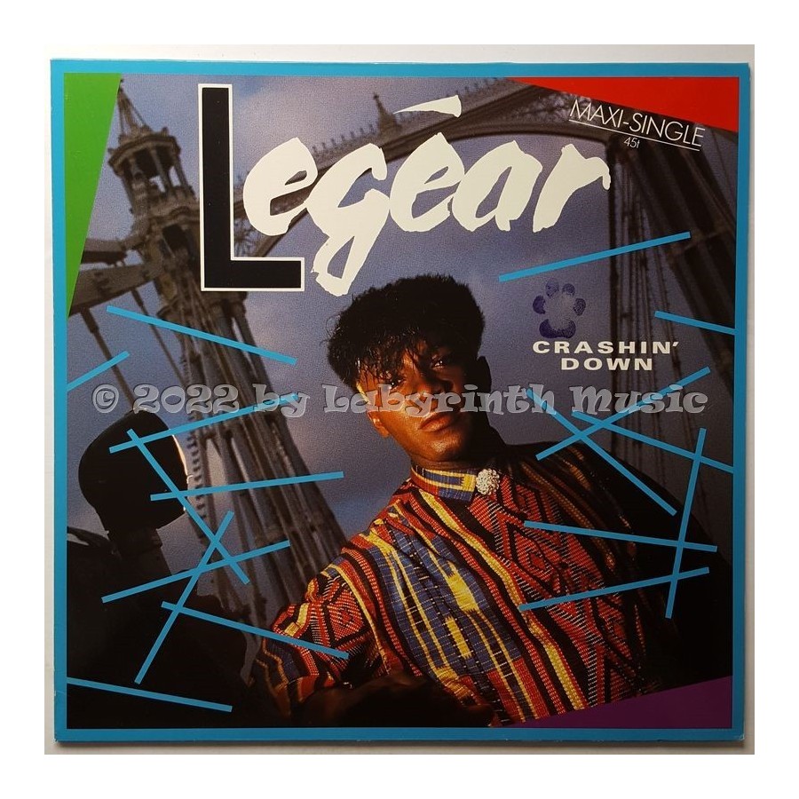 Legear - Crashin' Down • 12" Vinyl Maxi • MINT - Labyrinth Music