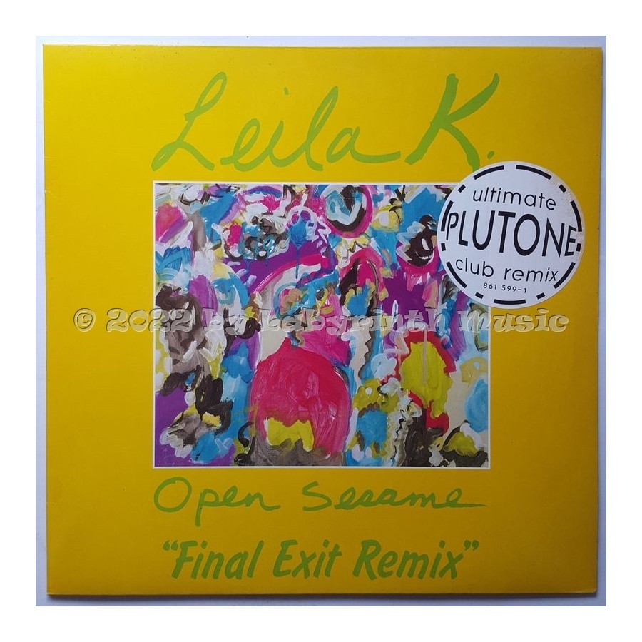 Leila K - Open Sesame • Final Exit Remix • 12" Vinyl Maxi • MINT - Labyrinth Music