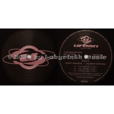 Leila K - Open Sesame • Final Exit Remix • 12" Vinyl Maxi • MINT - Labyrinth Music