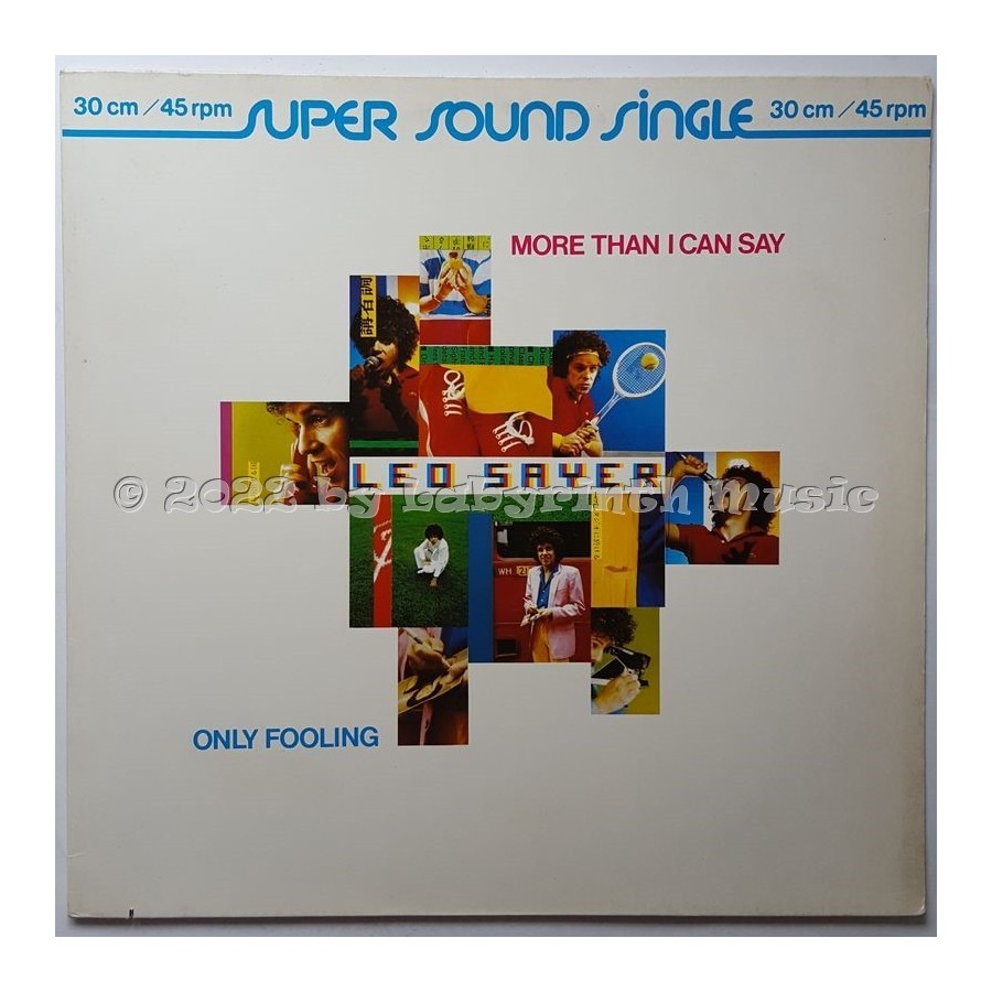 Leo Sayer - More Than I Can Say • 12" Vinyl Maxi • MINT - Labyrinth Music