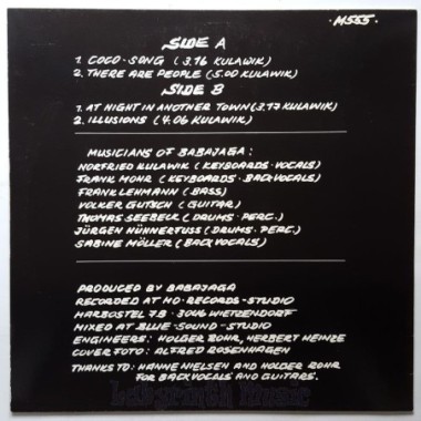 Babajaga - At Night In Another Town • 12" Vinyl LP • EX - Labyrinth Music